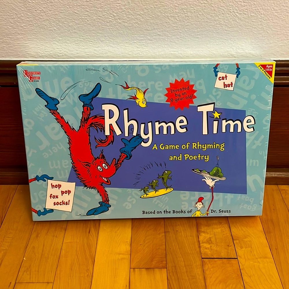 2004 University Games “Rhyme Time” A Game of Rhyming and Poetry - SEALED